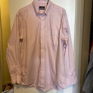 Club Room dress shirt regular fit size 16.5-34/35 color light pink